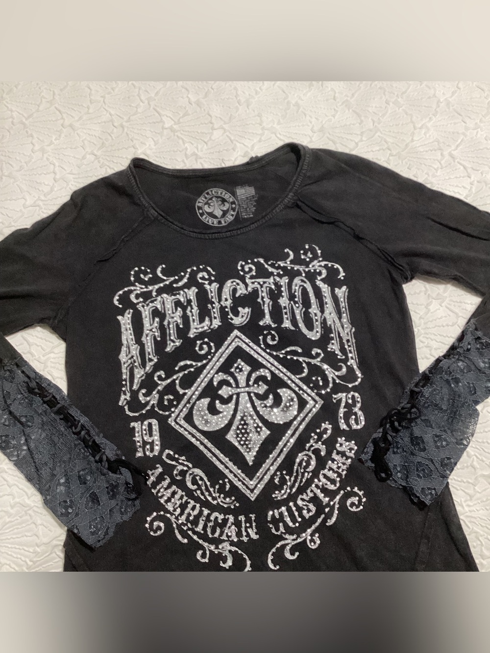 Affliction Women’s Top Grunge Punk Style